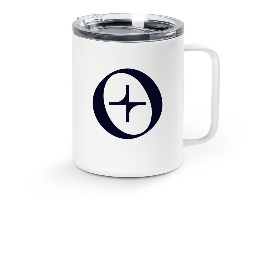 PROCLAIM Travel Mug, a White Stainless Steel Travel Mug