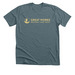 GWRLT Logo, a Heather Slate Premium Unisex Tee