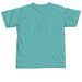 Sleepy Whippet, a Seafoam Comfort Colors Unisex Tee (back-view)
