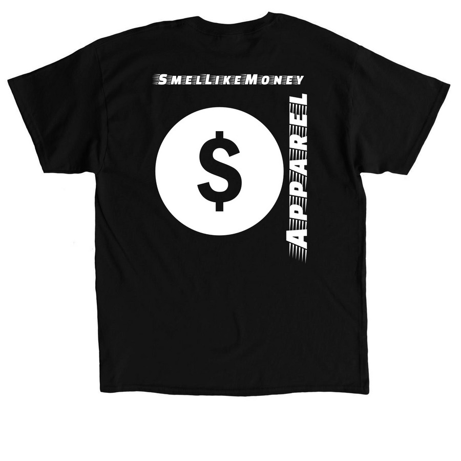 Greedy Collection, a Black Classic Unisex Tee (back-view)