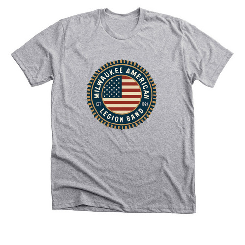 MALB Large Logo, a Athletic Heather Premium Unisex Tee