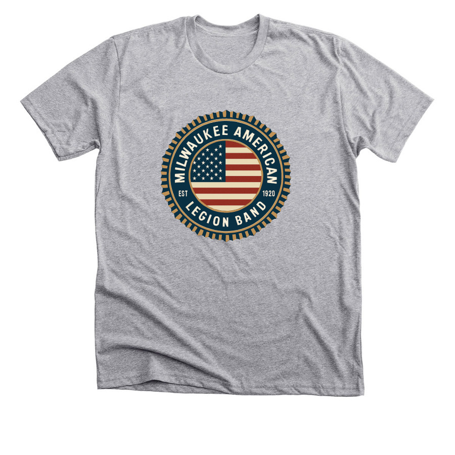 MALB Large Logo, a Athletic Heather Premium Unisex Tee