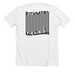 Op804b on white, a Solid White Blend Premium Unisex Tee (back-view)