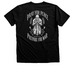 The Power, a Black Heather Premium Unisex Tee (back-view)