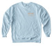 UOP Logo, a Chambray Comfort Colors Crewneck Sweatshirt