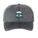 Mirror Lake Merchandise, a Black Printed Pigment Dye Baseball Cap