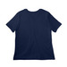 Mutual Aid is Resistance Shirts, a Navy Women?s Relaxed Cotton Tee (back-view)