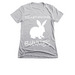Just A Girl Who Loves Bunnies, a Dark Heather Grey Women's Slim Fit Tee