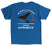 Legacy Whale Rescue Supporter, a Royal Classic Unisex Tee (back-view)