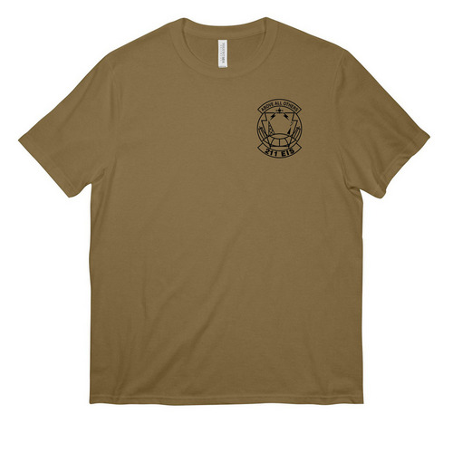 Squadron Logo Shirt, a Coyote Brown All-American Unisex Tee