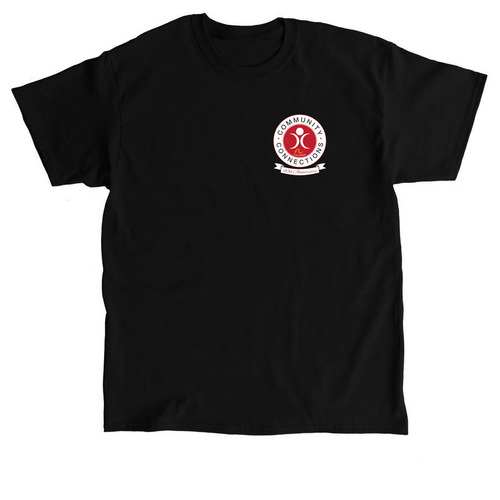 Community Connections 40th Anniversary, a Black Classic Unisex Tee