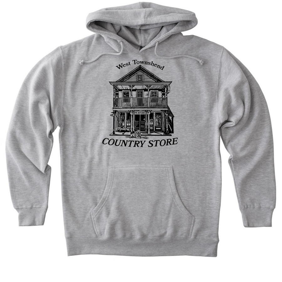 West River Community Project, a Grey Heather Heavyweight Pullover Hoodie