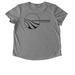 'I'iwi Shirt, a Aluminum Grey Allmade Eco Triblend Women?s Scoop Neck Tee (back-view)