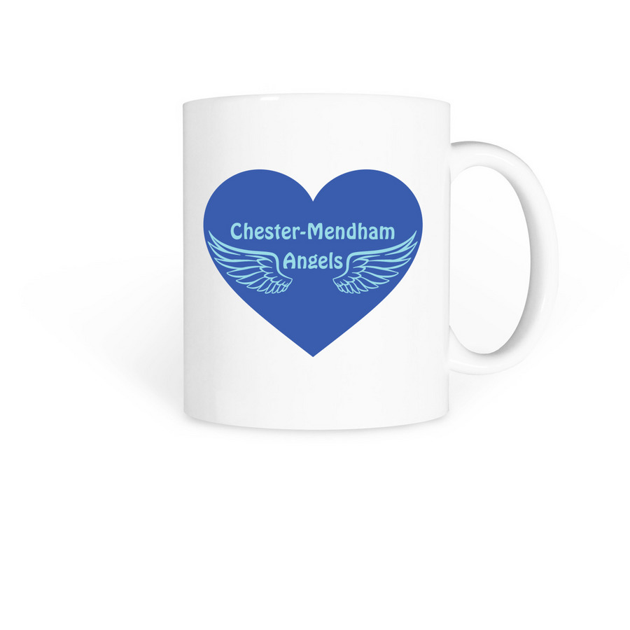 Chester-Mendham Angels mugs, a White Coffee Mug