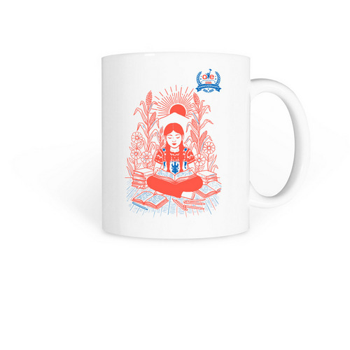 The Student ? 25th Anniv., a White Coffee Mug