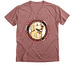 Tarameg Round Logo with Back Quote II, a Heather Mauve Premium V-Neck Tee