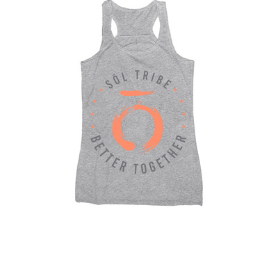 S?l Yoga Collective Tribe Shirts, a Athletic Heather Women's Racerback
