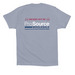 2026 Annual FCBIA Crab Feast T-Shirt, a Vintage Denim Premium Cotton Tee (back-view)