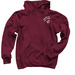 Inviting Hoodie Sweatshirt, a Maroon Pullover Hoodie