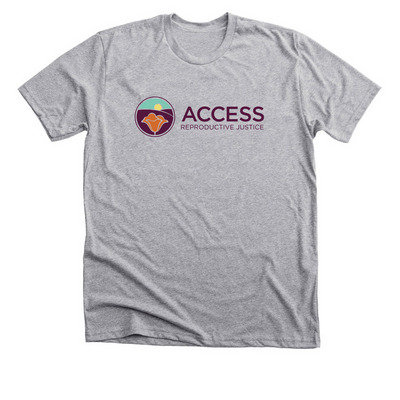 ACCESS RJ *NEW* Logo (Crimson), a Athletic Heather Premium Unisex Tee