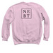 NEBT Pink Crewneck, a Light Pink Crewneck Sweatshirt (back-view)