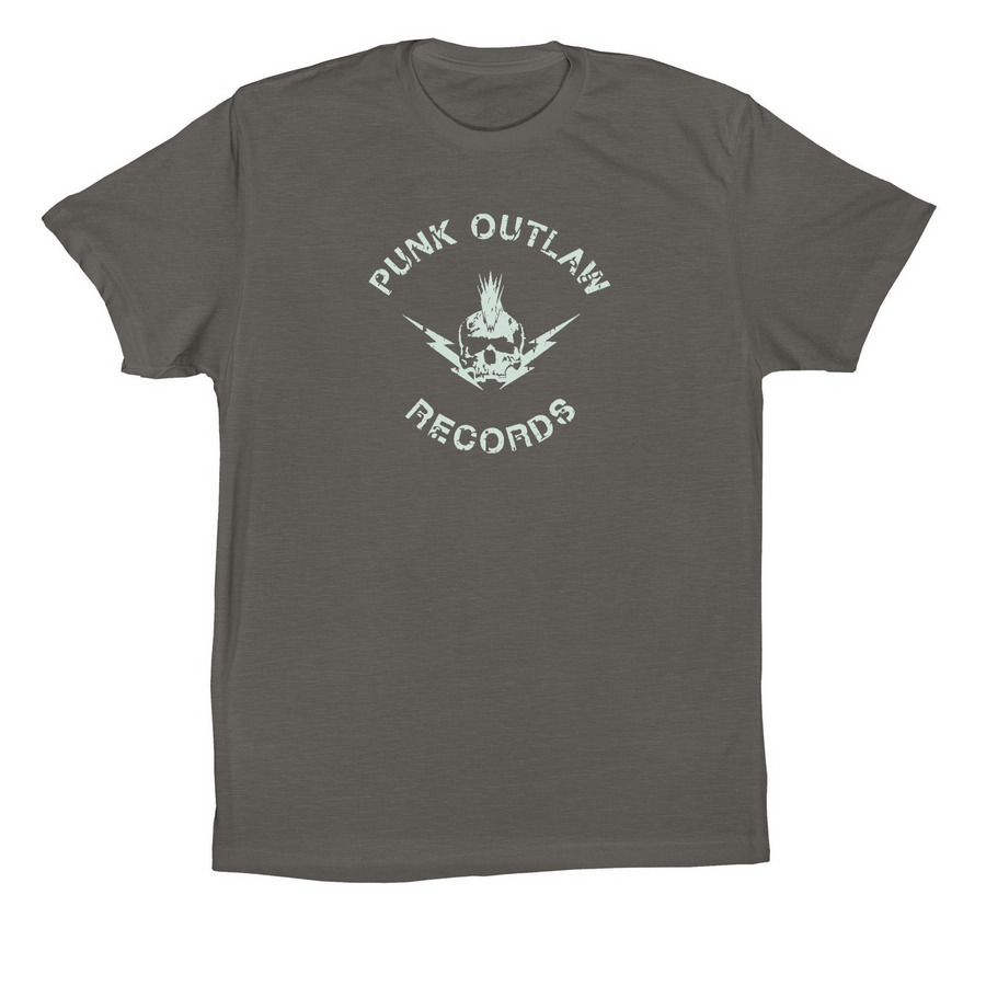 Punk Outlaw Records - Classic Shirt, a Asphalt Premium Cotton Tee