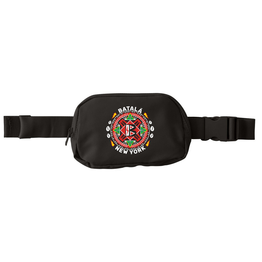 BNY Full Color Hip Pack, a Deep Black Matte Hip Pack