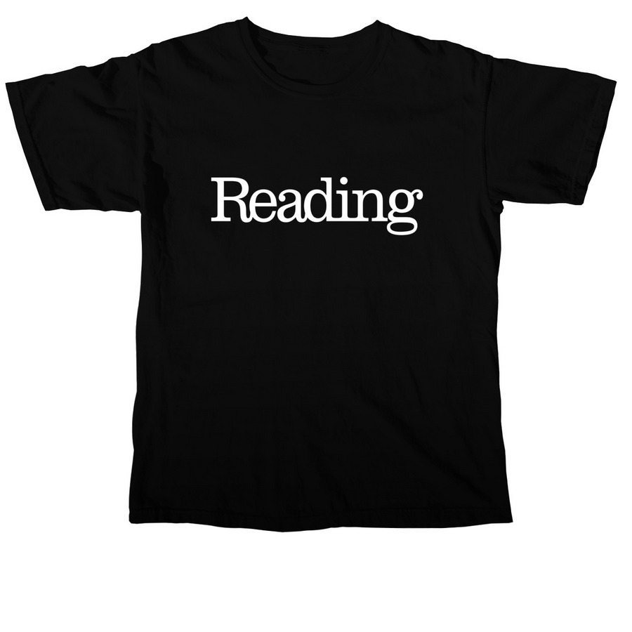 Reading & Writing, a Black Comfort Colors Unisex Tee