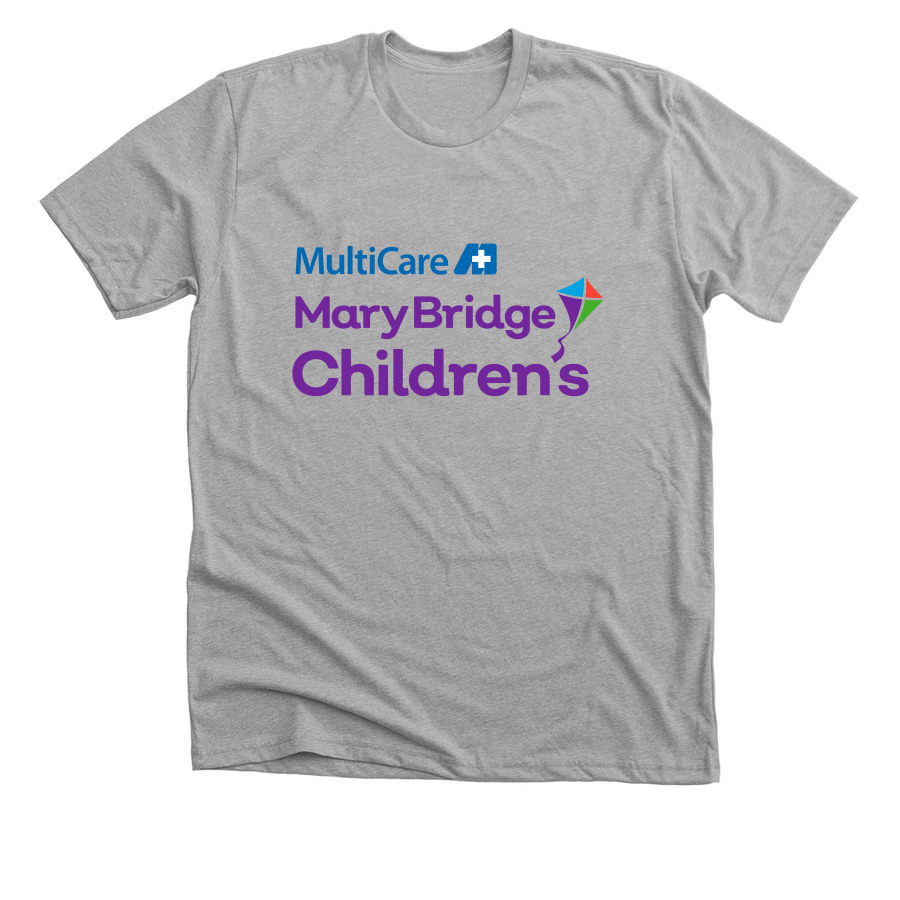 MB Logo&nbsp;, a Athletic Heather Premium Unisex Tee
