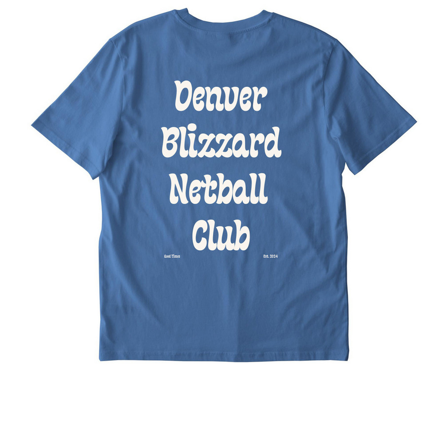 Good times Design&nbsp;, a Bright Blue Stanley/Stella Unisex Creator 2.0 Tee (back-view)