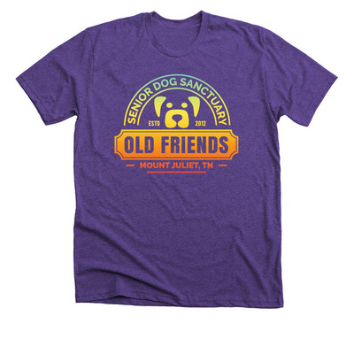 OFSDS Sunset Logo, a Heather Team Purple Premium Unisex Tee