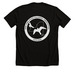 NYSFA 50th Small White Logo, a Solid Black Blend Premium Unisex Tee (back-view)