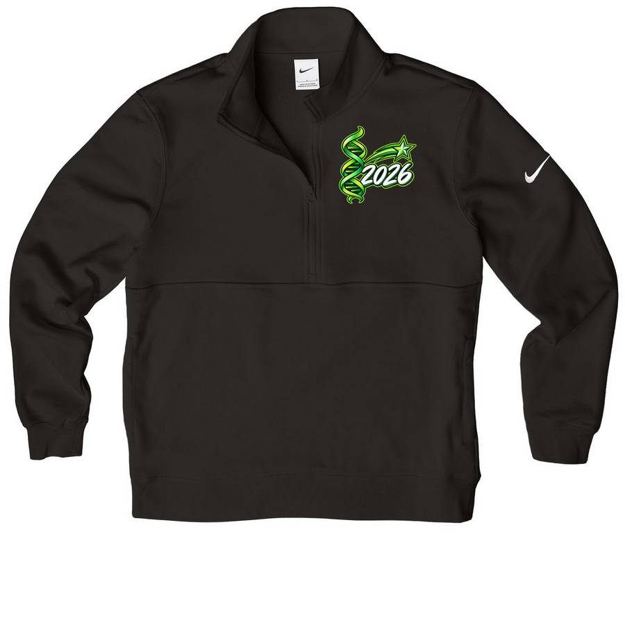 Gavin Unstoppable, a Black Nike Club Fleece Half Zip Pullover