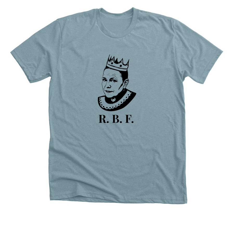 RBF, a Heather Blue Lagoon Premium Unisex Tee