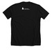 Sturgeon Sloop Shirts, a Solid Black Blend Premium Unisex Tee (back-view)