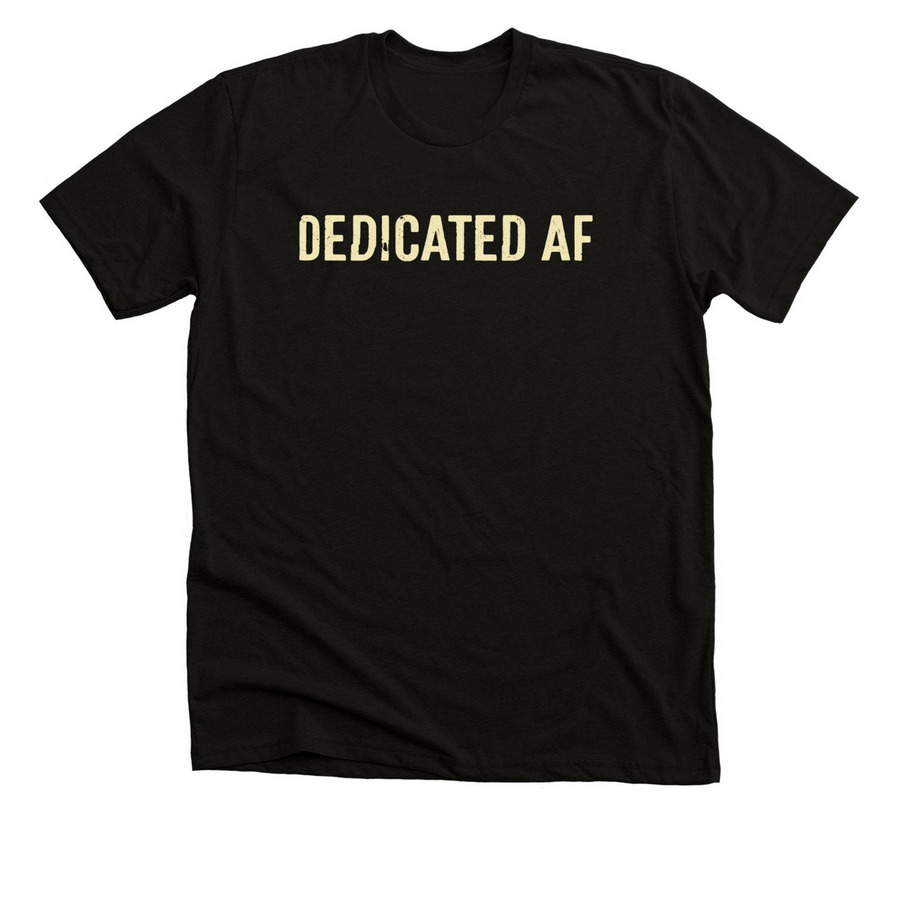 Mighty Mia: Every Shirt Helps, a Black Heather Premium Unisex Tee