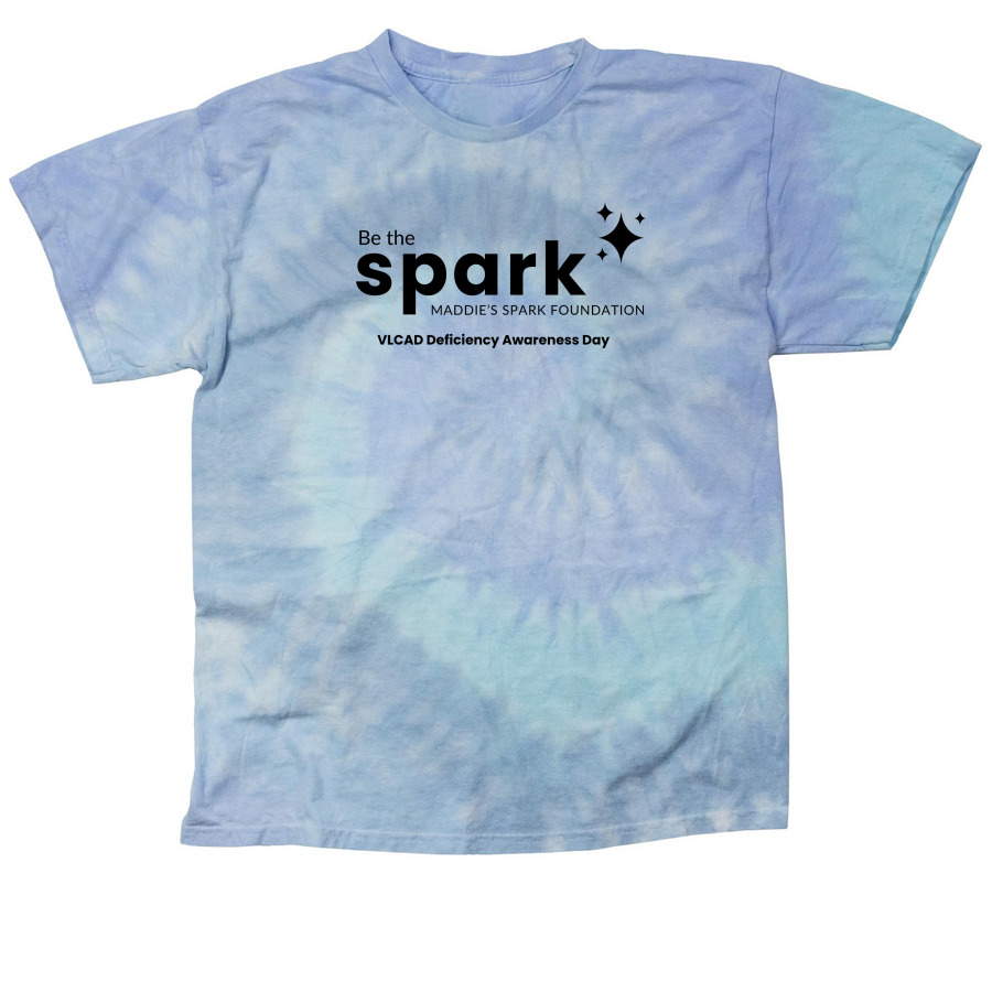 Be the Spark- VLCAD Deficiency Awareness Day, a Lagoon Classic Tie Dye Tee