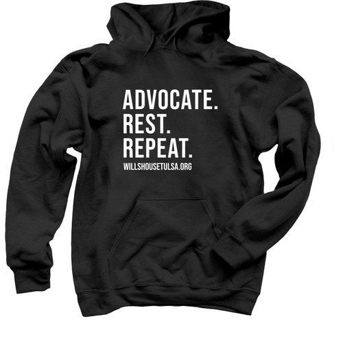 Advocate Hoodie, a Black Pullover Hoodie