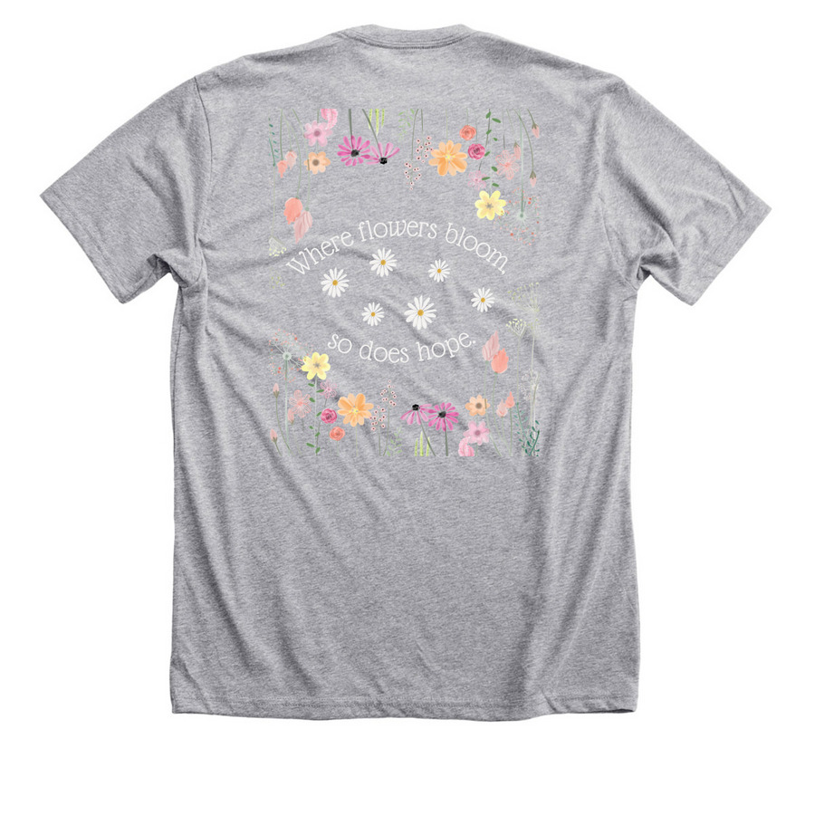 SUNY Upstate Spring Shirt, a Athletic Heather Premium Unisex Tee (back-view)