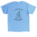 Legends, a Carolina Blue Classic Unisex Tee (back-view)