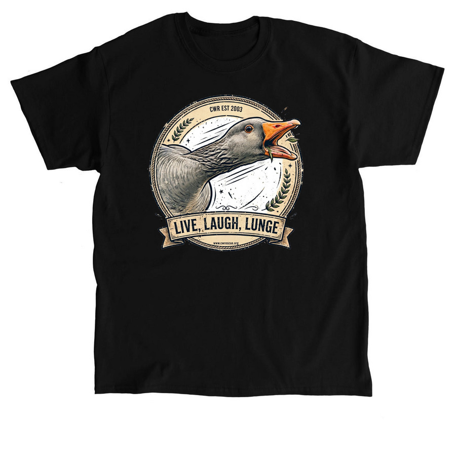 ?Live, Laugh, Lunge?, a Black Classic Unisex Tee