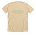 Voltairine de Cleyre, a Heather Soft Cream Premium Unisex Tee (back-view)