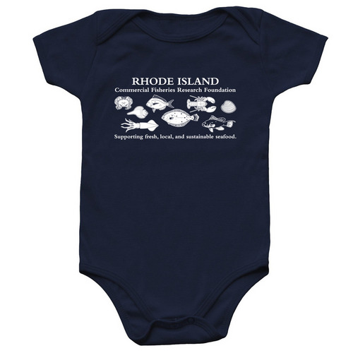 Support Sustainable Fisheries in RI -&nbsp; Baby, a Navy Infant Onesie