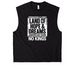 Jack Smith Land Of Hope and Dreams American T, a True Black Heavyweight Garment Dye Muscle Tee