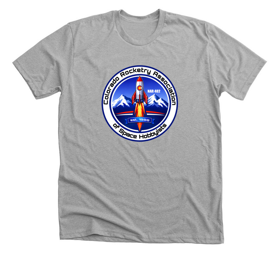 CRASH 2026, a Athletic Heather Premium Unisex Tee