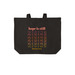RISING TOTE, a Deep Black Cotton Canvas Tote Bag