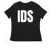 Innovate Dance Studio, a Black Women's Relaxed V-Neck Tee (back-view)