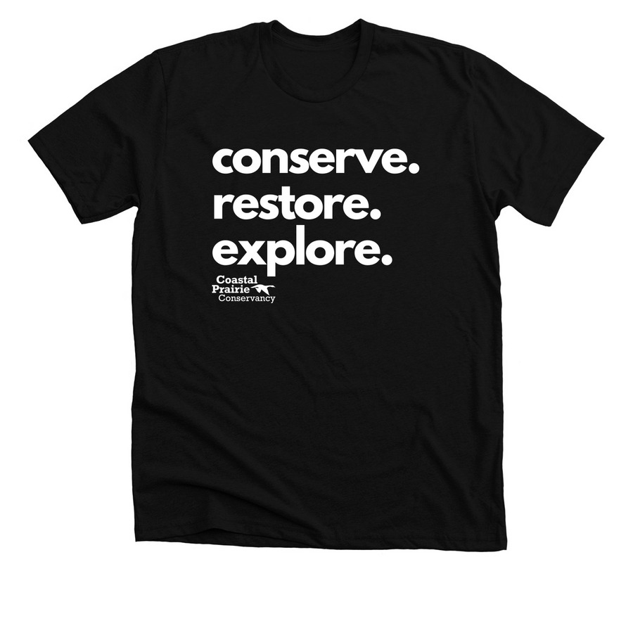 Special Order Conserve T-shirt, a Solid Black Blend Premium Unisex Tee