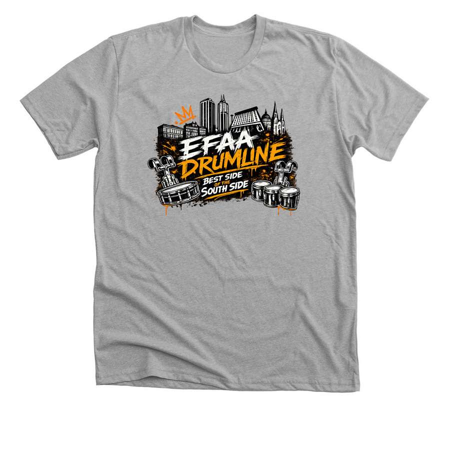 EFAA Drumline, a Athletic Heather Premium Unisex Tee