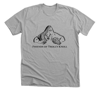 Friends of Troll's Knoll Official Tee, a Athletic Heather Premium Unisex Tee